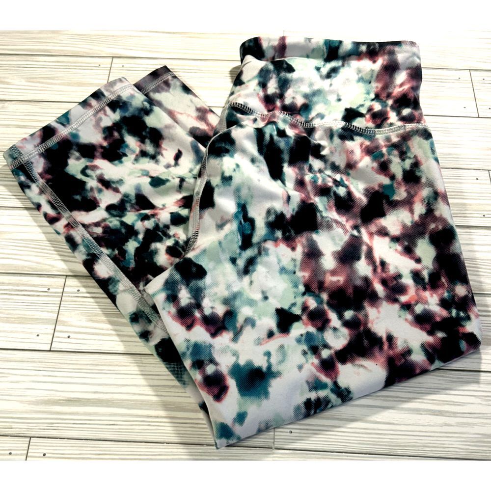 Old Navy Active Yoga Pants Adult Womens Go Dry Tie-Dye Multi-colored large